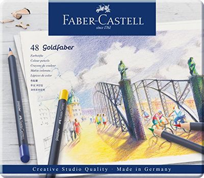 Faber-Castell Creative Studio Goldfaber Color Pencils - Tin of 48 $39.59 (Reg $54.39)