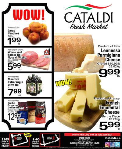 Cataldi Fresh Market Flyer July 14 to 20