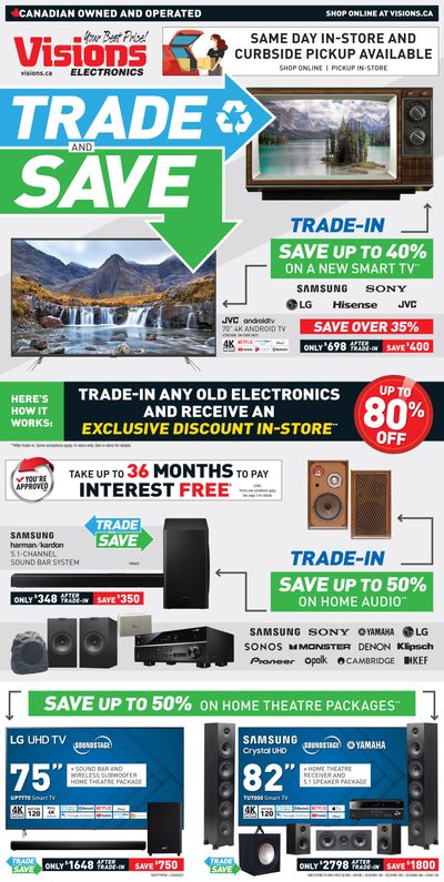 Visions Electronics Flyer July 16 to 22