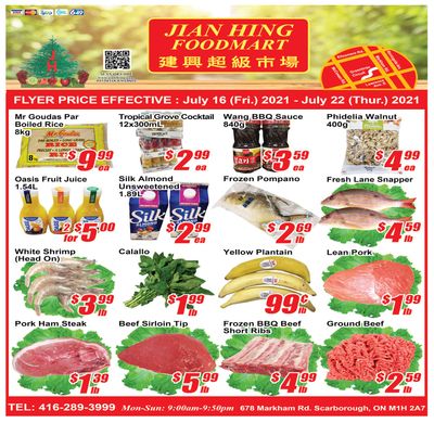 Jian Hing Foodmart (Scarborough) Flyer July 16 to 22