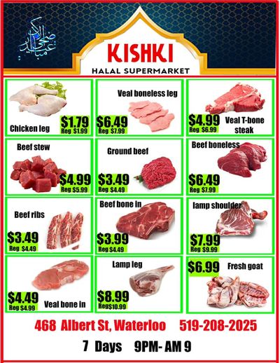 Kishki Halal Supermarket Flyer July 16 to 22