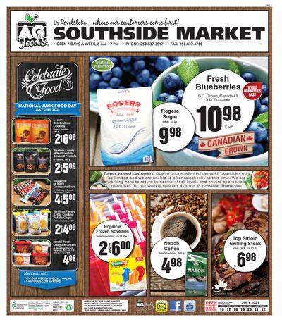 AG Foods Flyer July 16 to 22