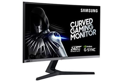 Samsung 27-Inch LC27RG50FQNXZA Curved Gaming Monitor (LC27RG50FQNXZA) - Computer Monitor, 1920 x 1080 Resolution, 4ms Response Time, G-Sync Compatible, HDMI, Black $348 (Reg $499.98)