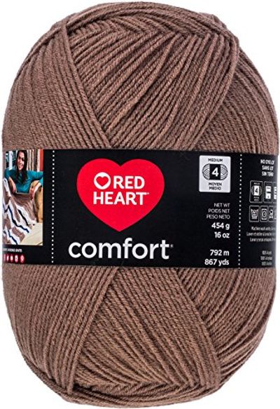 Red Heart E707D.3243 Comfort Yarn, Taupe $10.97 (Reg $24.19)
