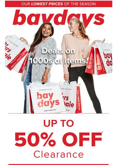 Hudson’s Bay Canada Bay Days Deals: Save up to 50% off Clearance + up to 50% Sitewide