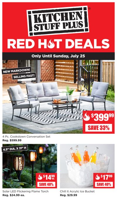 Kitchen Stuff Plus Red Hot Deals Flyer July 19 to 25