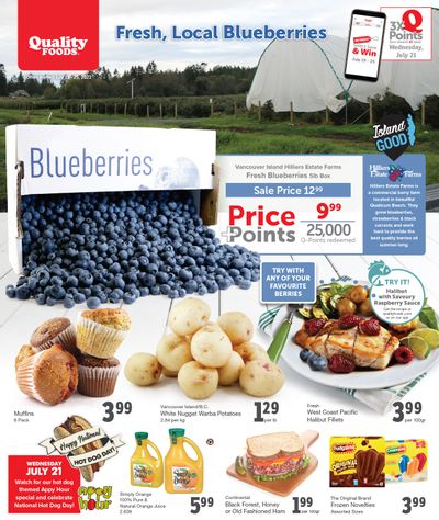 Quality Foods Flyer July 19 to 25