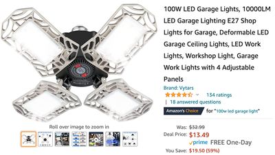 Amazon Canada Deals: Save 59% on LED Garage Lights + 51% on Skechers Women’s Sneakers + More Offers
