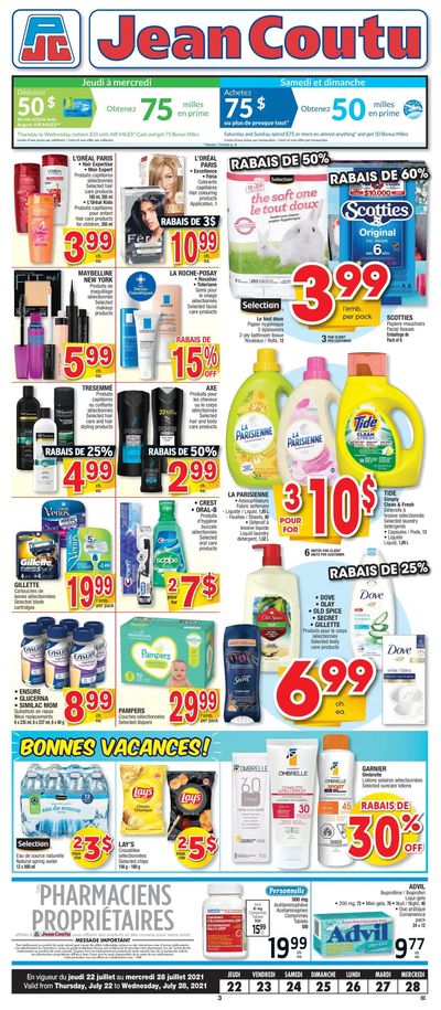 Jean Coutu (QC) Flyer July 22 to 28