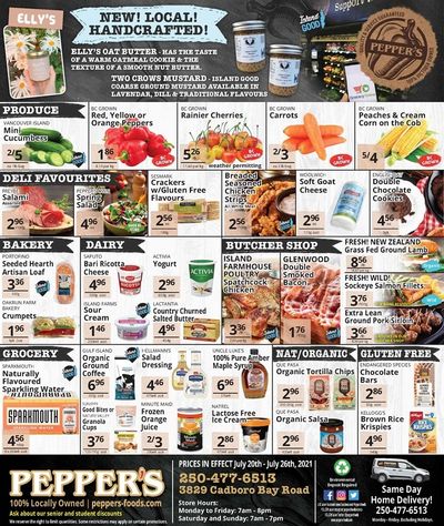 Pepper's Foods Flyer July 20 to 26