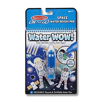 Melissa & Doug On The Go Space Water Wow! Reusable Mess-Free Water-Reveal Activity Pad $7.16 (Reg $14.99)