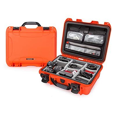 Nanuk 920 Waterproof Hard Case with Lid Organizer and Padded Divider - Orange $187.22 (Reg $234.77)