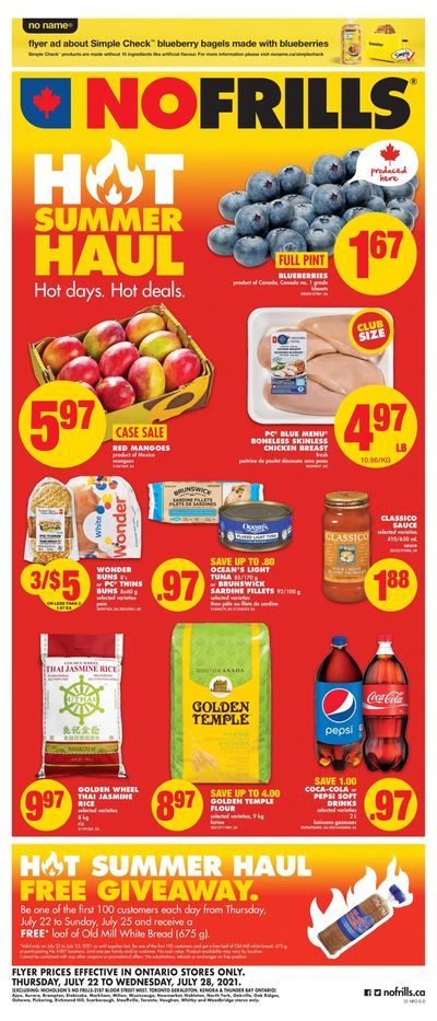 No Frills (ON) Flyer July 22 to 28