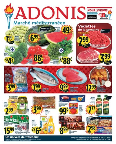 Marche Adonis (QC) Flyer July 22 to 28