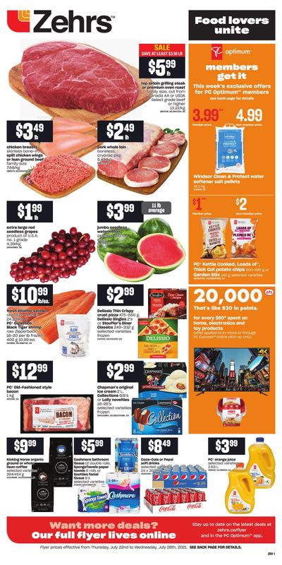 Zehrs Flyer July 22 to 28