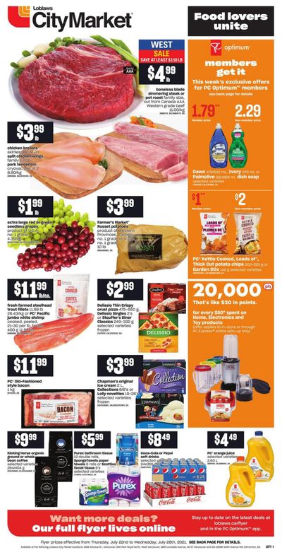 Loblaws City Market (West) Flyer July 22 to 28