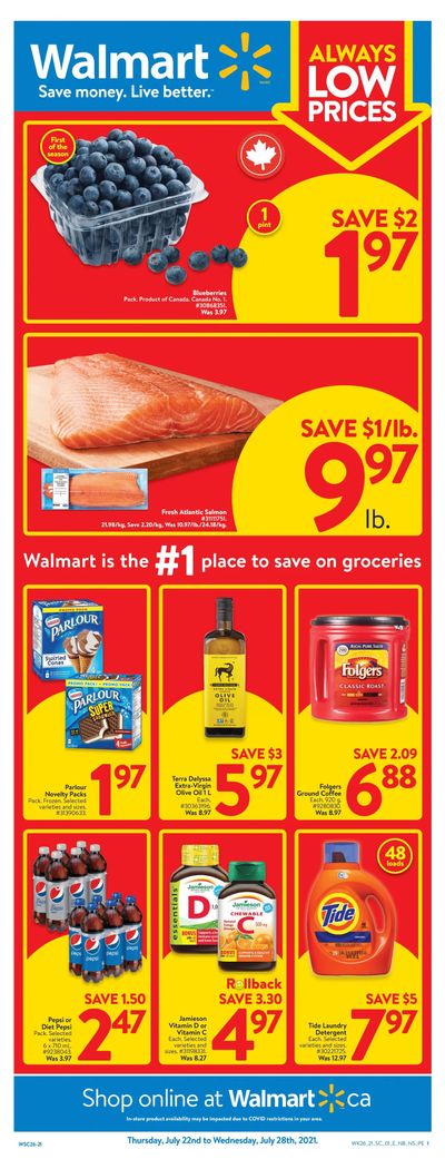 Walmart (Atlantic) Flyer July 22 to 28