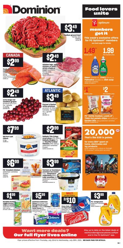 Dominion Flyer July 22 to 28