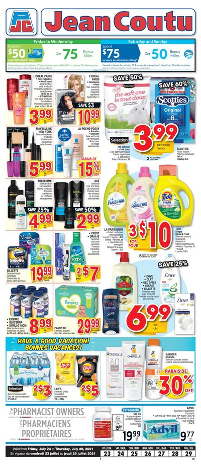 Jean Coutu (ON) Flyer July 23 to 29