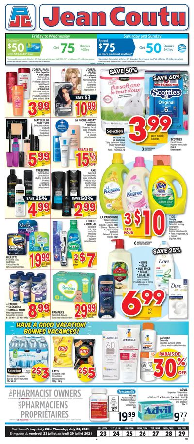 Jean Coutu (NB) Flyer July 23 to 29