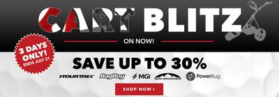 Golf Town Canada Deals: Save Up to 40% OFF Puma + Up to 30% OFF Cart Blitz + More
