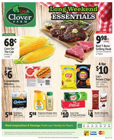 Clover Farm Flyer July 22 to 28