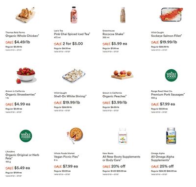 Whole Foods Market (West) Flyer July 21 to 27