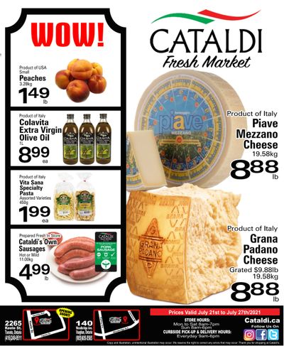 Cataldi Fresh Market Flyer July 21 to 27