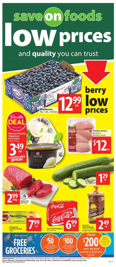 Save on Foods (AB) Flyer July 22 to 28