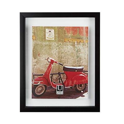 Umbra Document Frame - 11x14 Picture Frame, Floating Frame for Displaying 8-1/2x11” or 11x14” Document, Diploma, Certificate, Photo or Artwork, Black, 11 x 14" $7.96 (Reg $12.33)