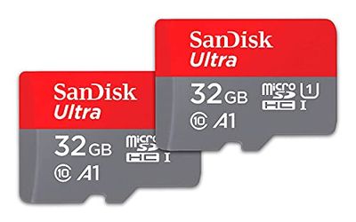 SanDisk 32GB 2-Pack Ultra microSDHC UHS-I Memory Card (2x32GB) - SDSQUA4-032G-GN6MT $12.73 (Reg $22.99)