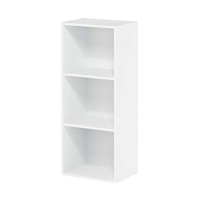 Furinno 3-Tier Open Shelf Bookcase, White 11003WH $35.92 (Reg $59.88)