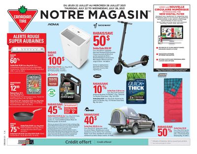 Canadian Tire (QC) Flyer July 22 to 28
