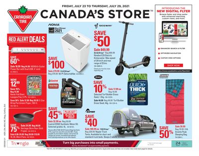 Canadian Tire (West) Flyer July 23 to 29