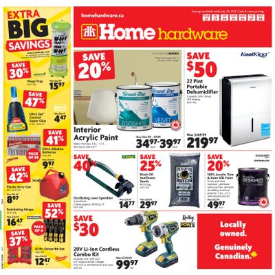Home Hardware (Atlantic) Flyer July 22 to 28
