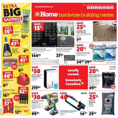 Home Hardware Building Centre (BC) Flyer July 22 to 28