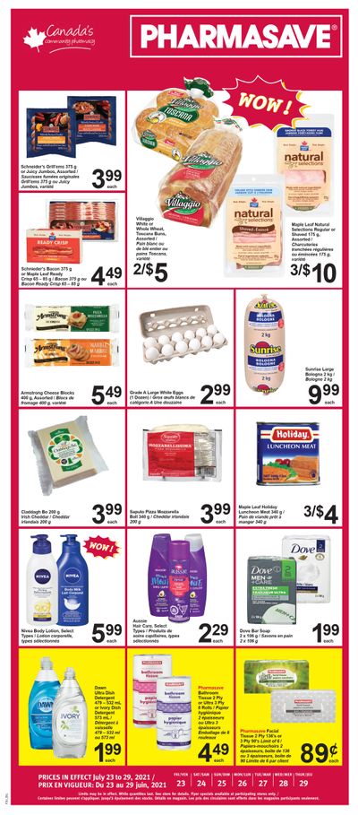 Pharmasave (NB) Flyer July 23 to 29