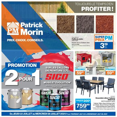 Patrick Morin Flyer July 22 to 28