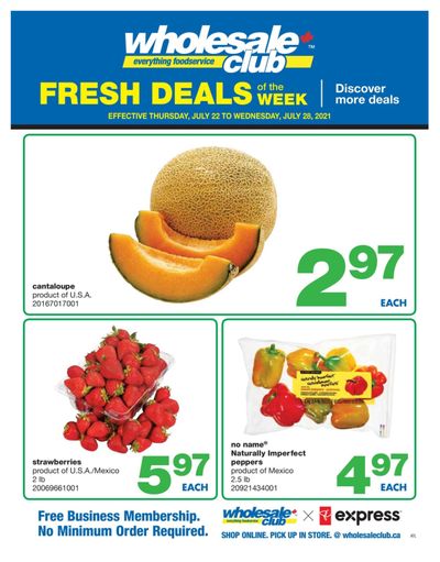 Wholesale Club (Atlantic) Fresh Deals of the Week Flyer July 22 to 28 Wholesale Club (Atlantic) Fresh Deals of the Week Flyer July 22 to 28