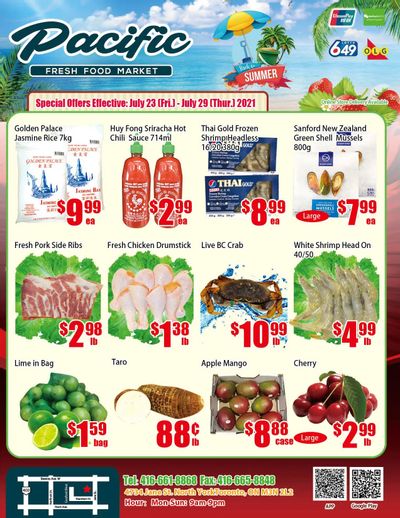 Pacific Fresh Food Market (North York) Flyer July 23 to 29