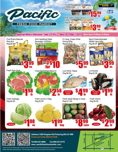 Pacific Fresh Food Market (Pickering) Flyer July 23 to 29