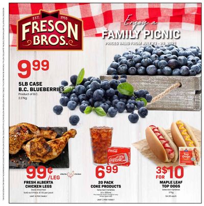 Freson Bros. Flyer July 23 to 29