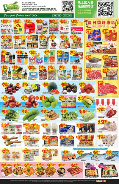 Btrust Supermarket (Mississauga) Flyer July 23 to 29