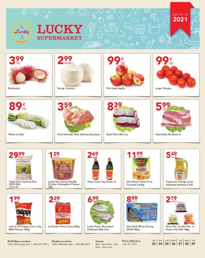 Lucky Supermarket (Winnipeg) Flyer July 23 to 29