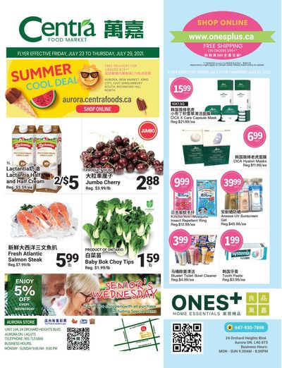 Centra Foods (Aurora) Flyer July 23 to 29