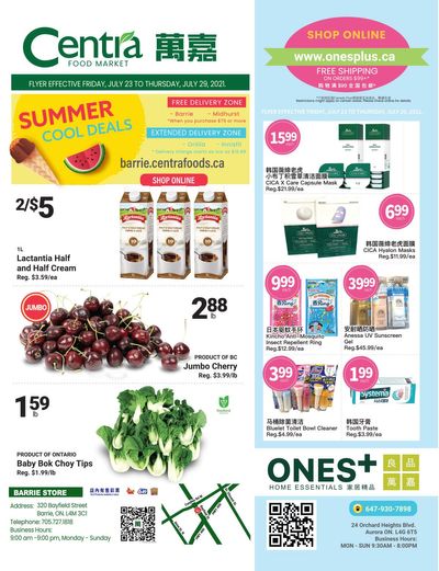Centra Foods (Barrie) Flyer July 23 to 29