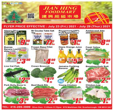Jian Hing Foodmart (Scarborough) Flyer July 23 to 29