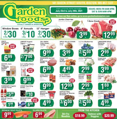 Garden Foods Flyer July 23 to 29