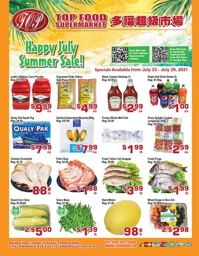 Top Food Supermarket Flyer July 23 to 29