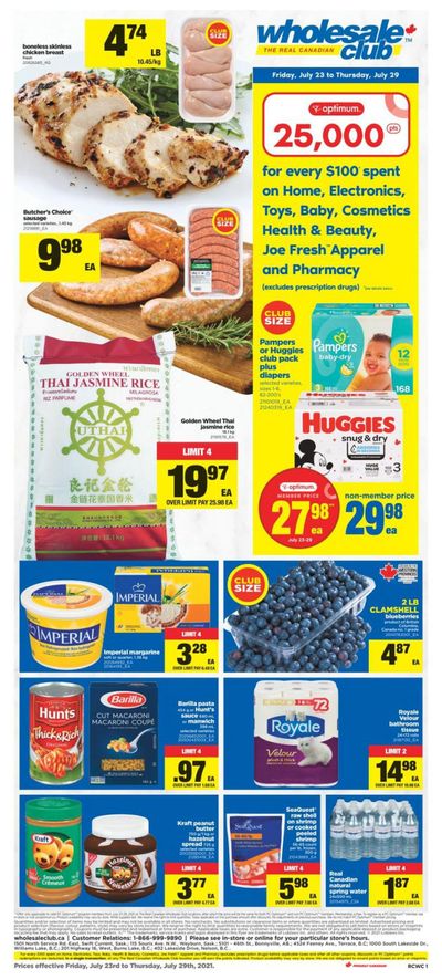 Real Canadian Wholesale Club Flyer July 23 to 29